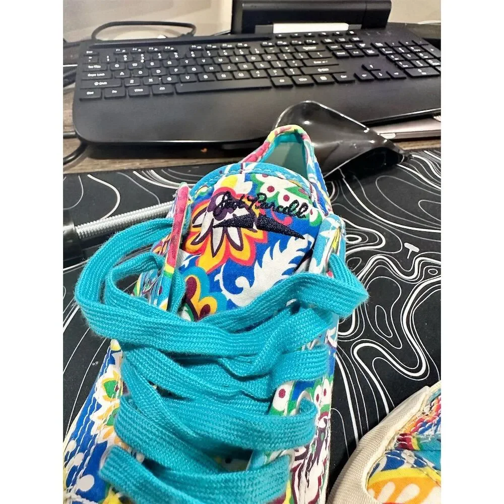 Converse Jack Purcell Women's Floral Paisley Sneakers Size 5.5 - Picture 5 of 12